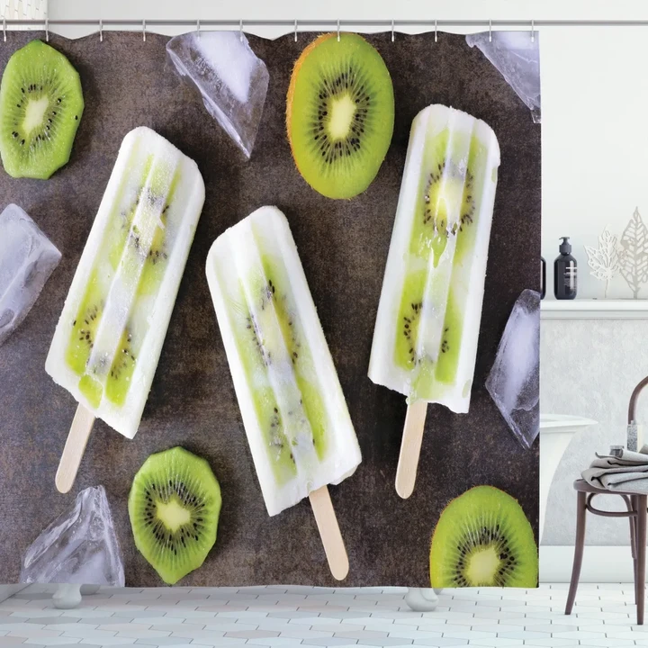 Homemade Fruit Popsicles Photo Shower Curtain Shower Curtain