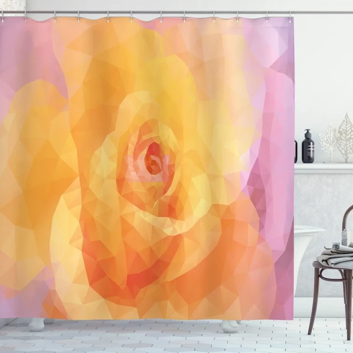 Abstract Polygon Triangle Shower Curtain Shower Curtain