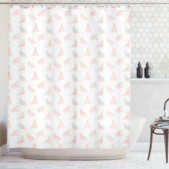 Nursery Concept And Hearts Shower Curtain Shower Curtain