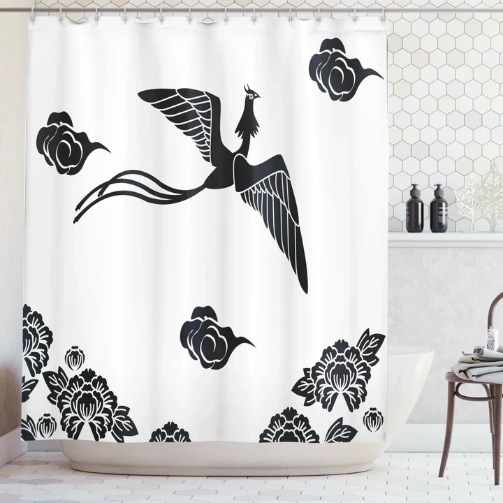 Abstract Mythological Bird Shower Curtain Shower Curtain