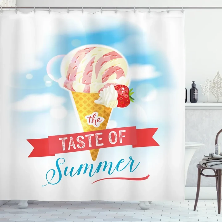 Summer Taste Shower Curtain Shower Curtain