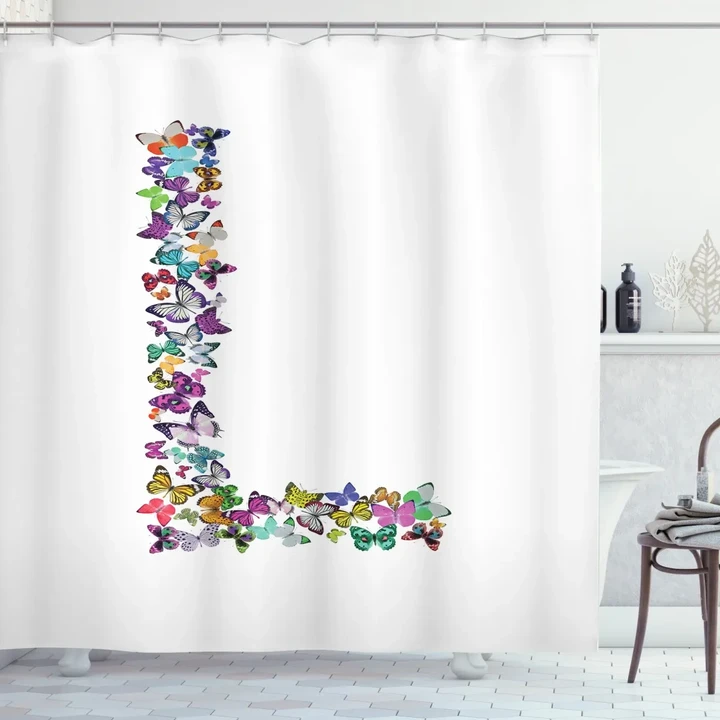 Vibrant Colored Animal Shower Curtain Shower Curtain