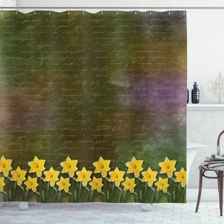 Bridal Spring Flowers Shower Curtain Shower Curtain