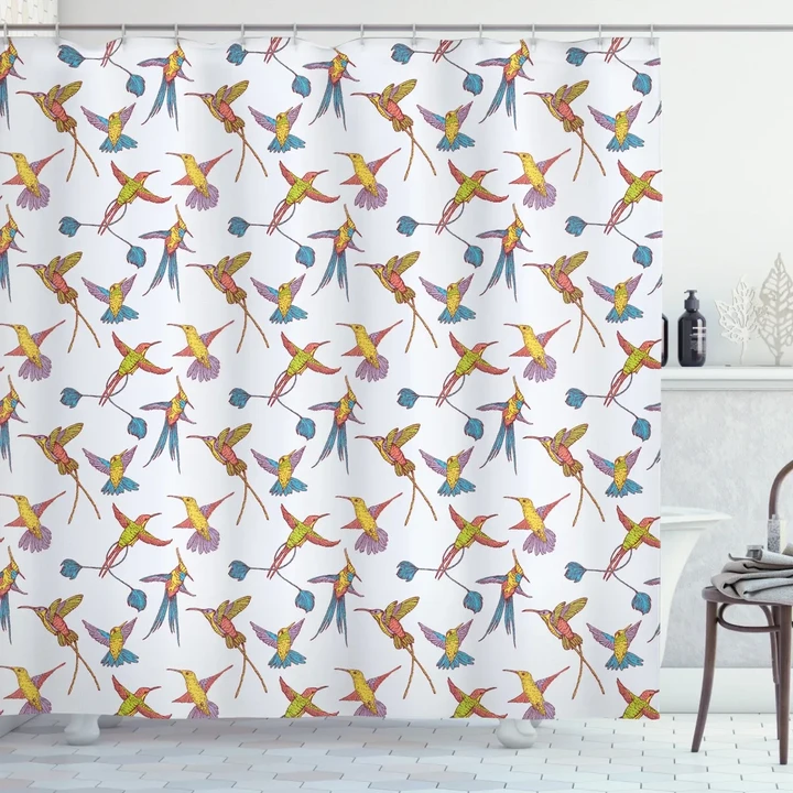 Tropical Exotic Wildlife Shower Curtain Shower Curtain