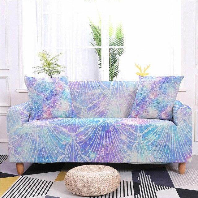 Beautiful Blue Twinkle Pattern Home Decoration For Living Room Sofa Cover