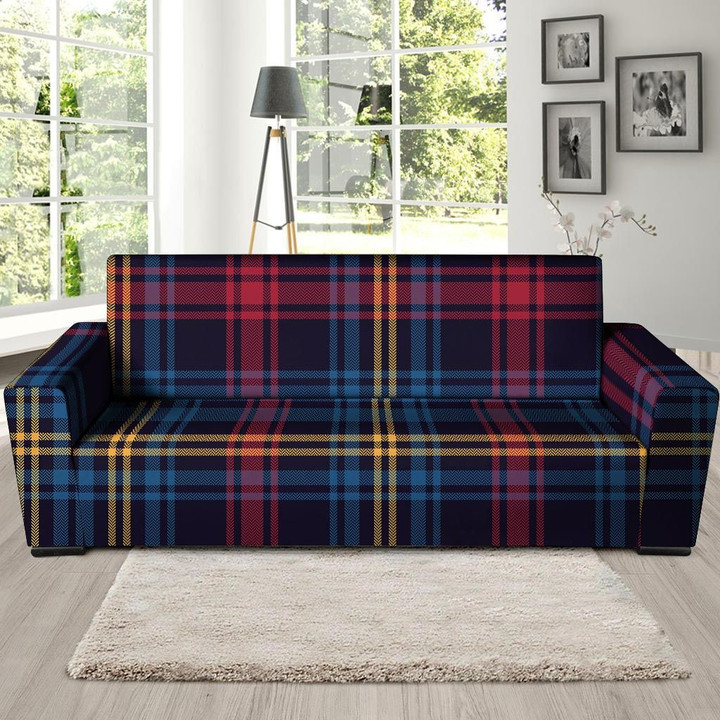 Tartan Background Seamless Sofa Cover