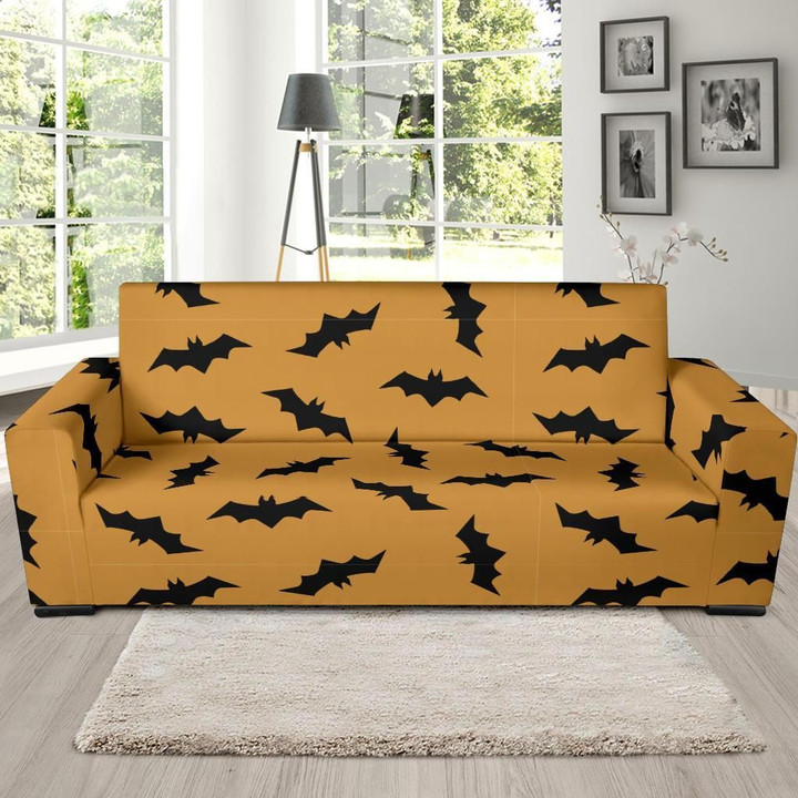 Bat Halloween Illustration Sofa Cover