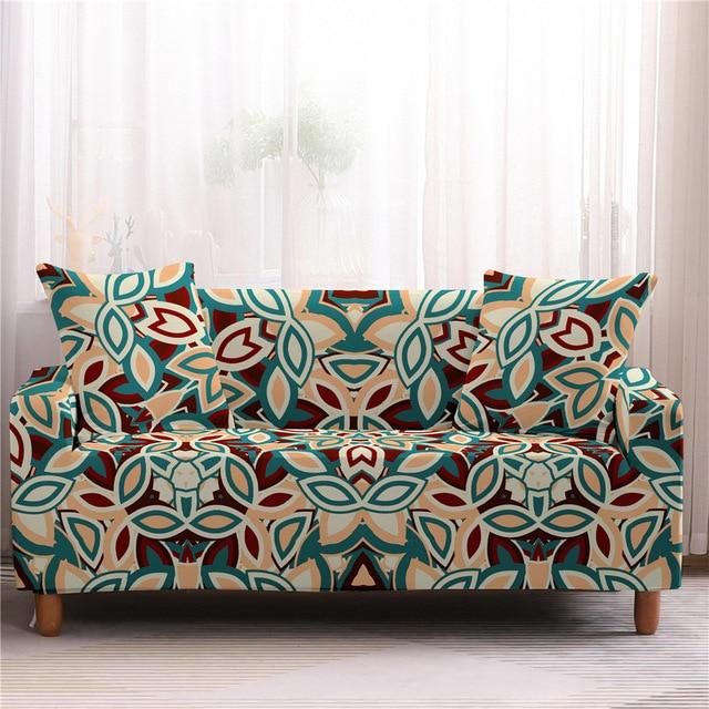 Elastic Bohemian Pattern Unique Design Sofa Cover