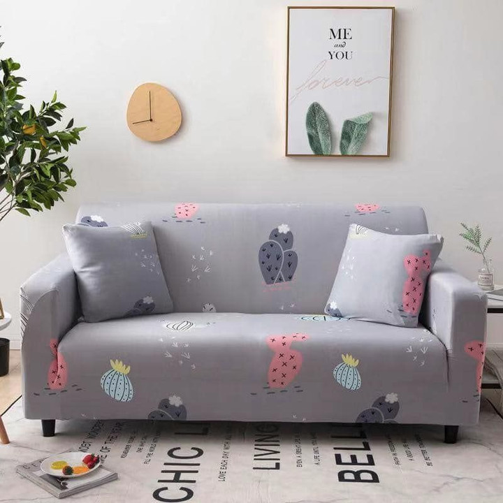 New Model Fresh And Simple Style Design Grey Background Sofa Cover