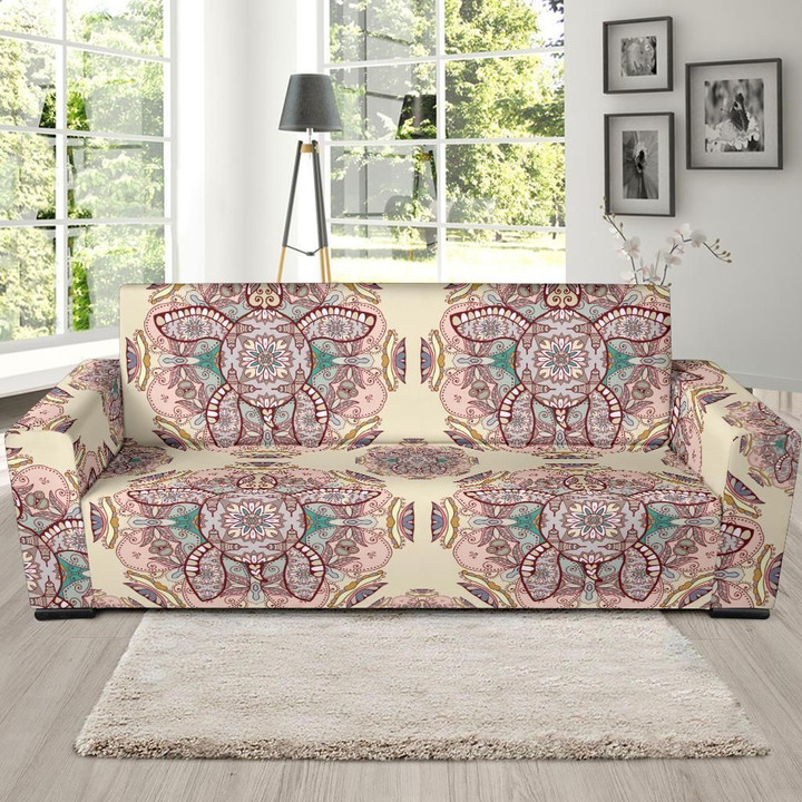 Bohemian Sea Turtle Pattern Theme Sofa Cover
