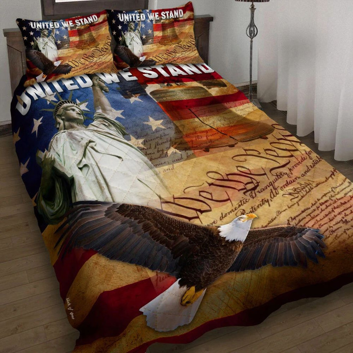 United We Stand 3d Printed Quilt Set Home Decoration