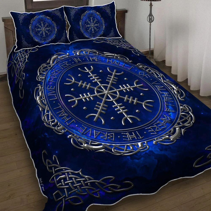 Aegishjalmur Helm Of Awe Viking 3d Printed Quilt Set Home Decoration