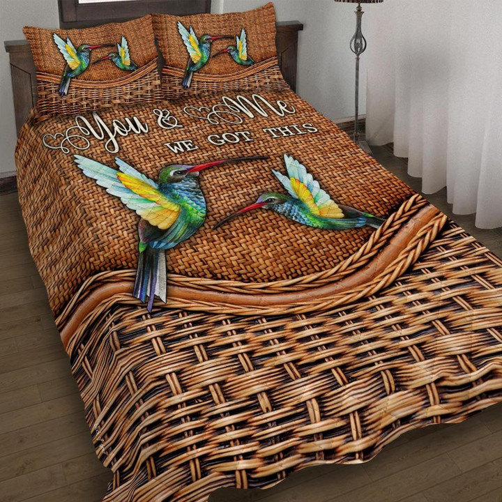 You And Me We Got This Hummingbird 3d Printed Quilt Set Home Decoration