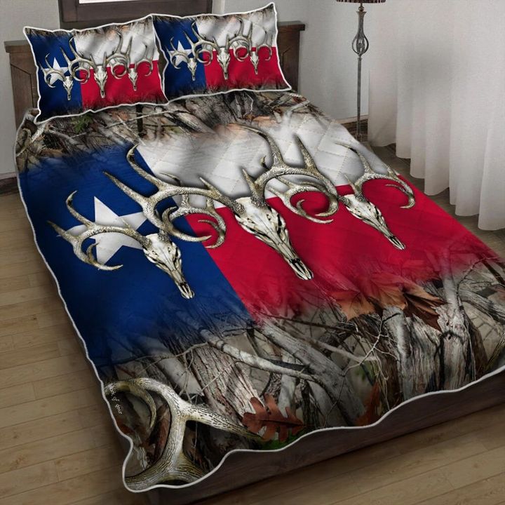 Texas Hunting 3d Printed Quilt Set Home Decoration