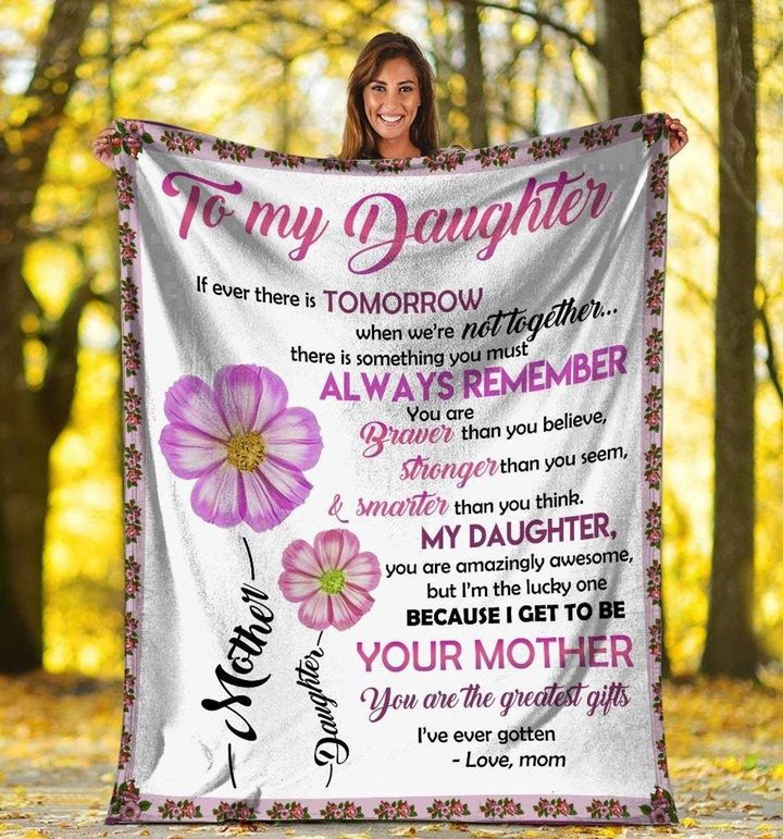Gift For Daughter You Are The Greatest Gift Sherpa Fleece Blanket