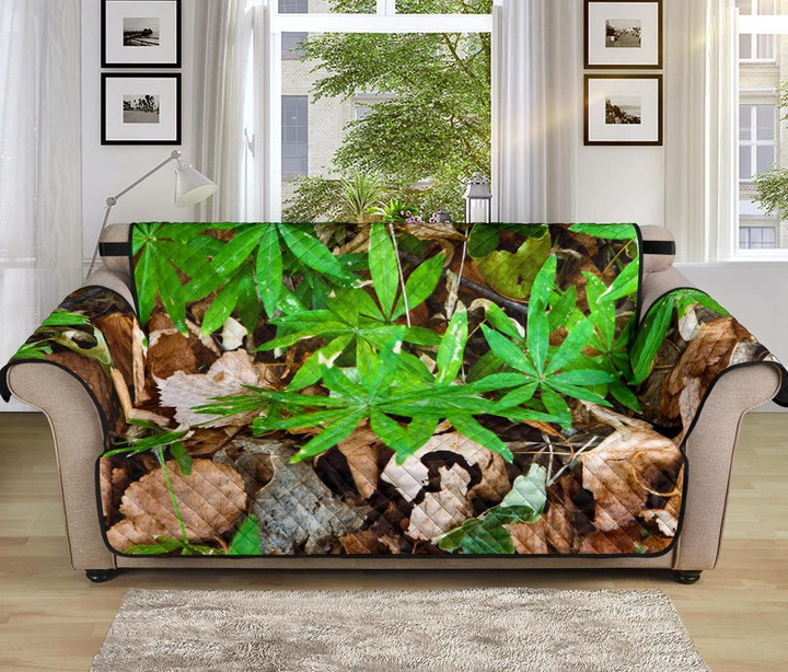 Camouflage Realistic Tree Fresh Pattern Sofa Couch Protector Cover