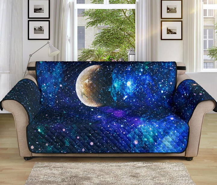 Galaxy Stardust Planet Pattern Sofa Couch Protector Cover