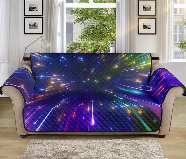 Celestial Rainbow Speed Light Sofa Couch Protector Cover