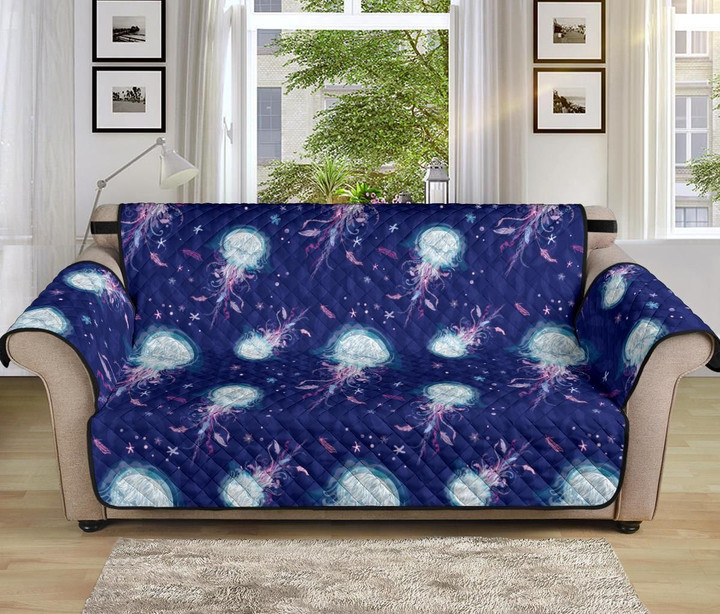 Jellyfish Cute Ocean Pattern Sofa Couch Protector Cover