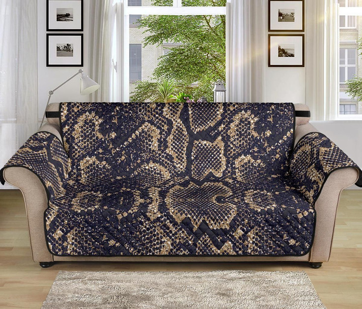 Snake Skin Pattern Sofa Couch Protector Cover