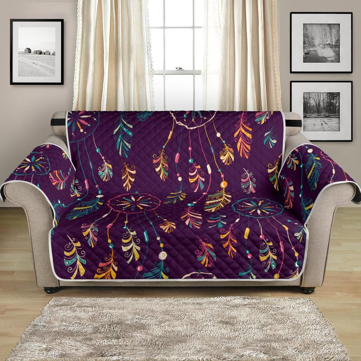 Dream Catcher Boho Design Pattern Sofa Couch Protector Cover