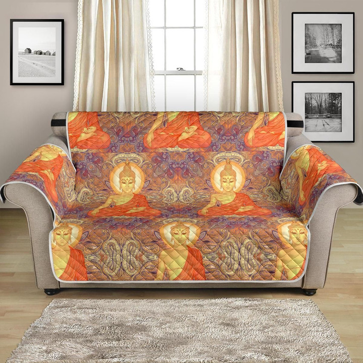 Colorful Buddha Indian Pattern Sofa Couch Protector Cover