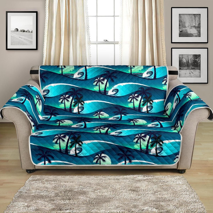 Coco Beach Wave Design Pattern Sofa Couch Protector Cover