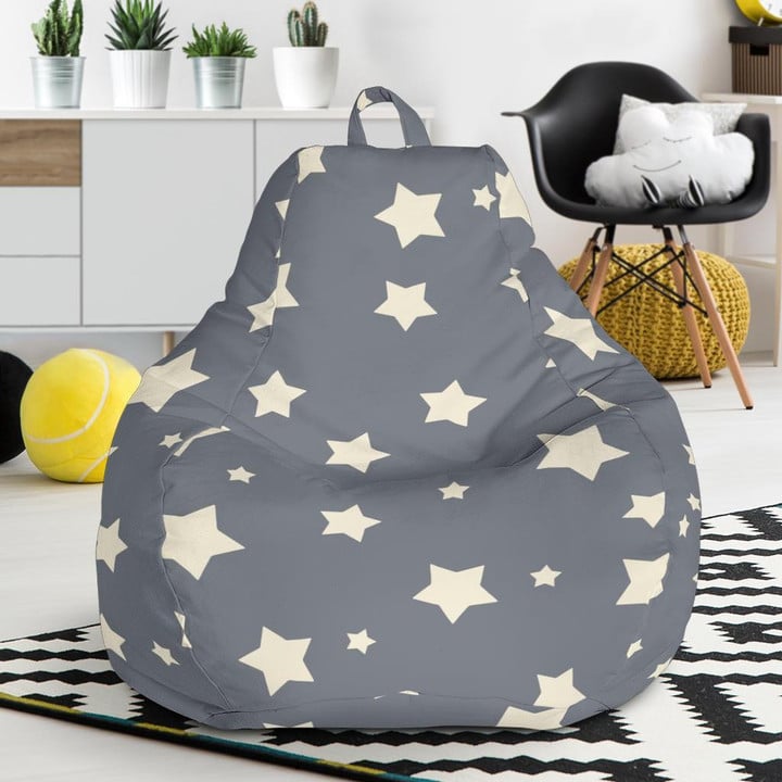 Star Pattern Print Bean Bag Cover
