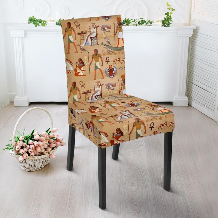 Pattern Print Egyptian Chair Cover