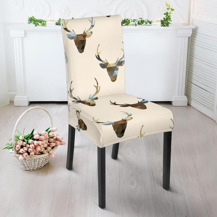 Deer Pattern Print Chair Cover