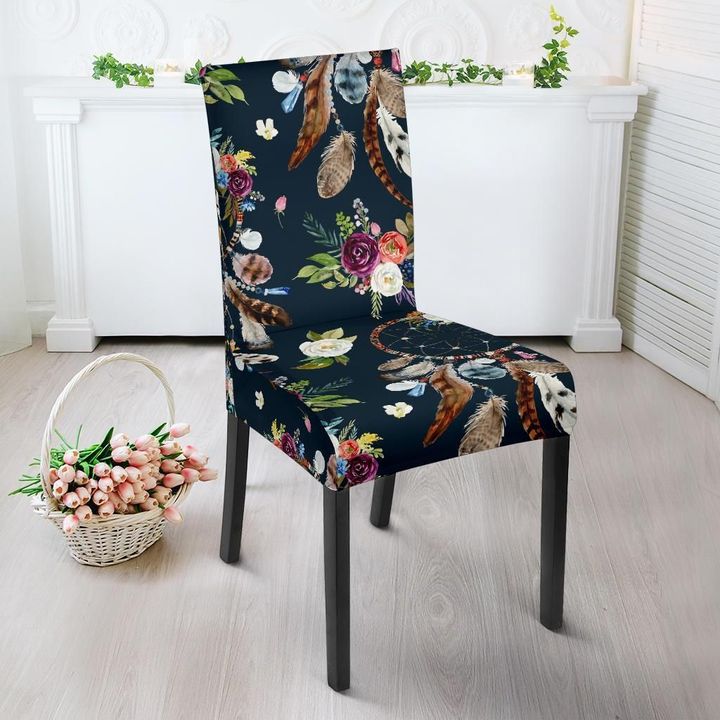 Dream Catcher Feather Boho Chair Cover