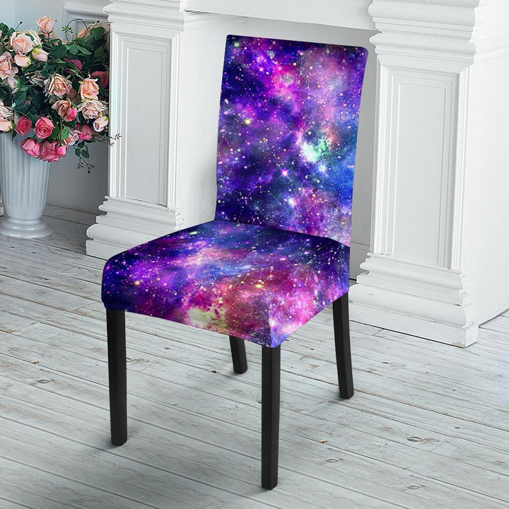 Galaxy Night Print Chair Cover