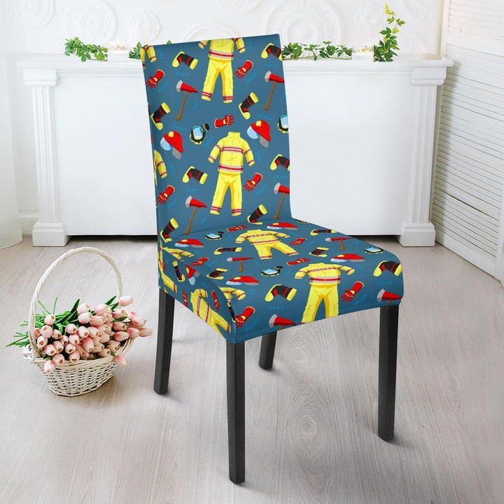 Pattern Print Firefighter Chair Cover