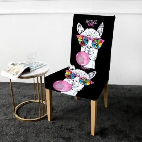 Alpaca Glasses Chair Cover