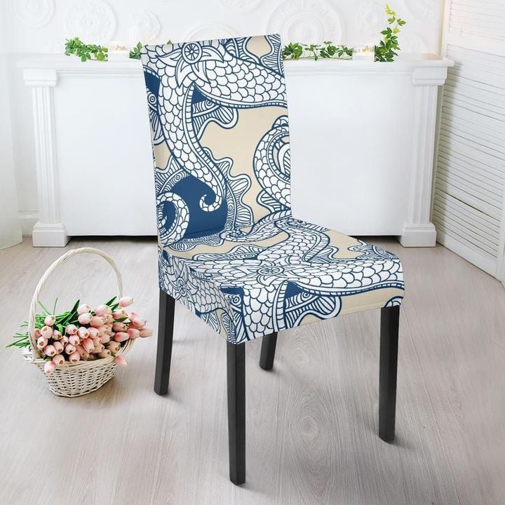 Ocean Octopus Pattern Print Chair Cover