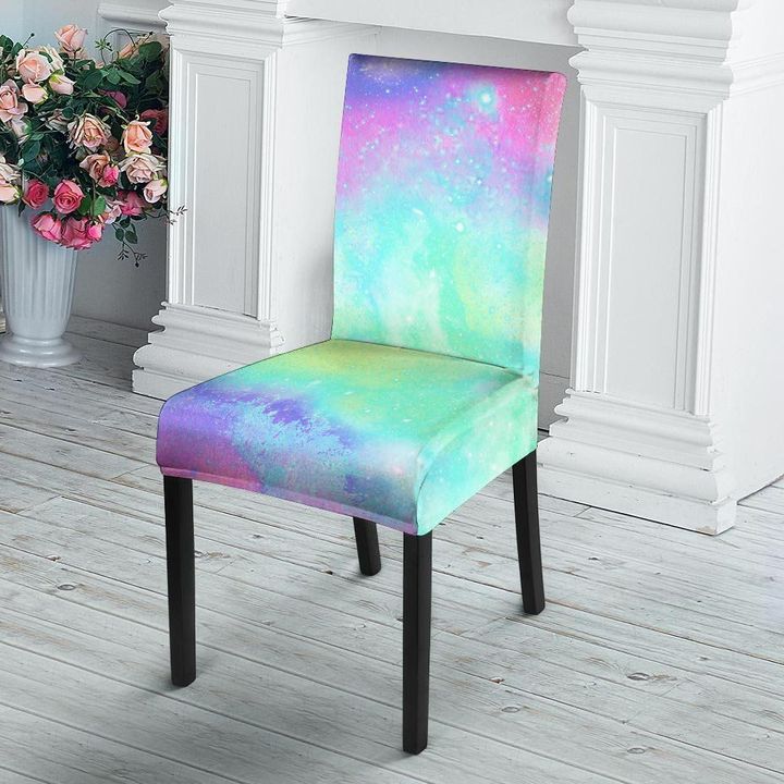 Abstract Psychedelic Holographic Chair Cover