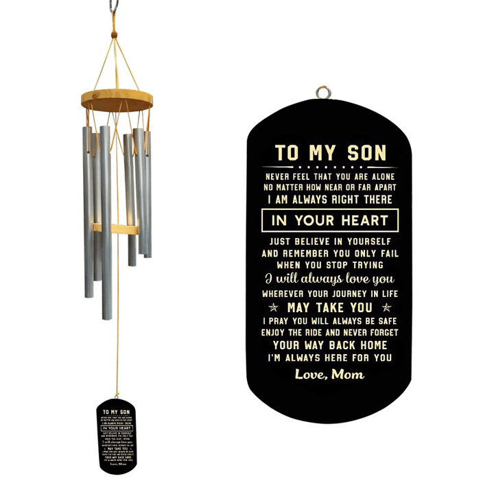 Always Right There In Your Heart For Son Wind Chimes