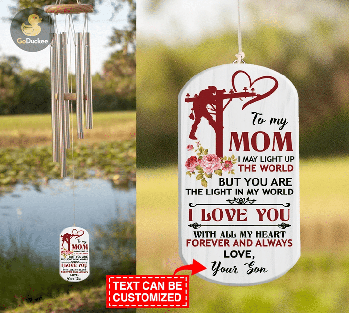 I May Light Up The World Gift For Mom Wind Chimes