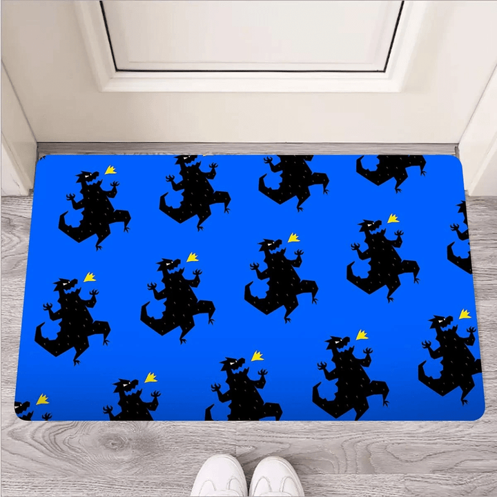 Godzilla Print Door Mat