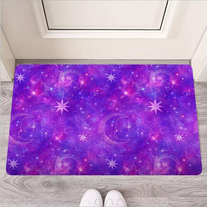 Luna Galaxy Space Door Mat