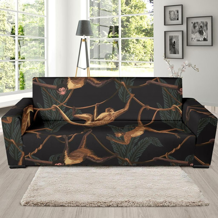 Monkey Stay Close To Nature Design Sofa Cover