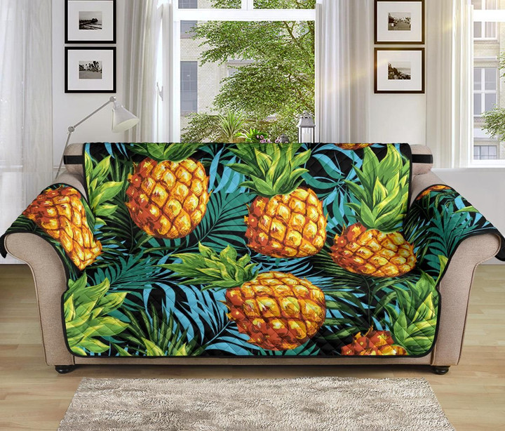 Relax And Eat Pineapple Sofa Couch Protector Cover