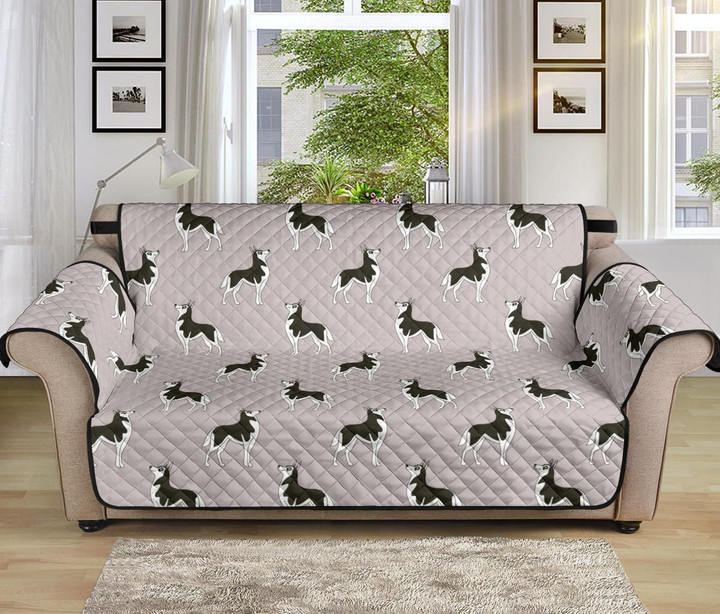 Siberian Husky Always In My Heart Design Sofa Couch Protector Cover
