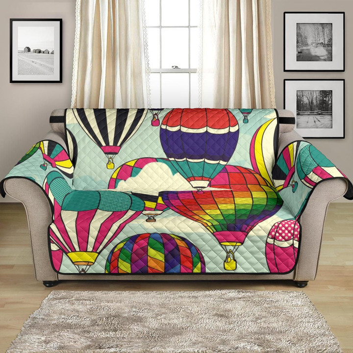 Lovely Hot Air Balloon Pattern Sofa Couch Protector Cover