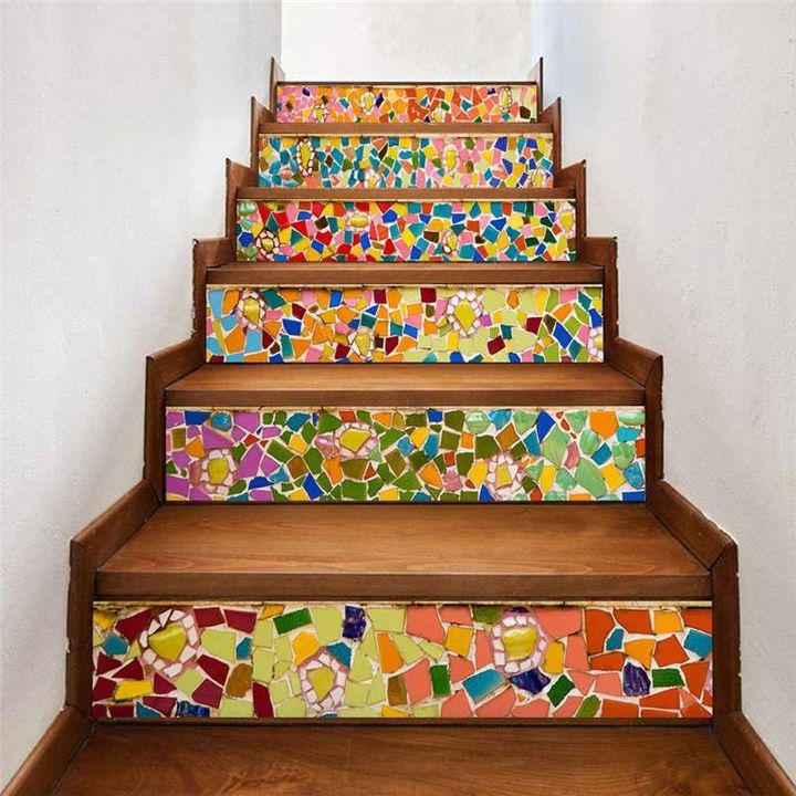 Impressive Ceramic Stair Stickers Stair Decals Home Decor