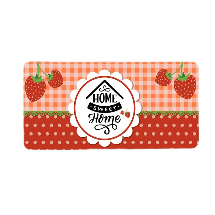 Sweet Strawberry Wooden Rectangle Door Sign Home Decor Home Sweeet Home
