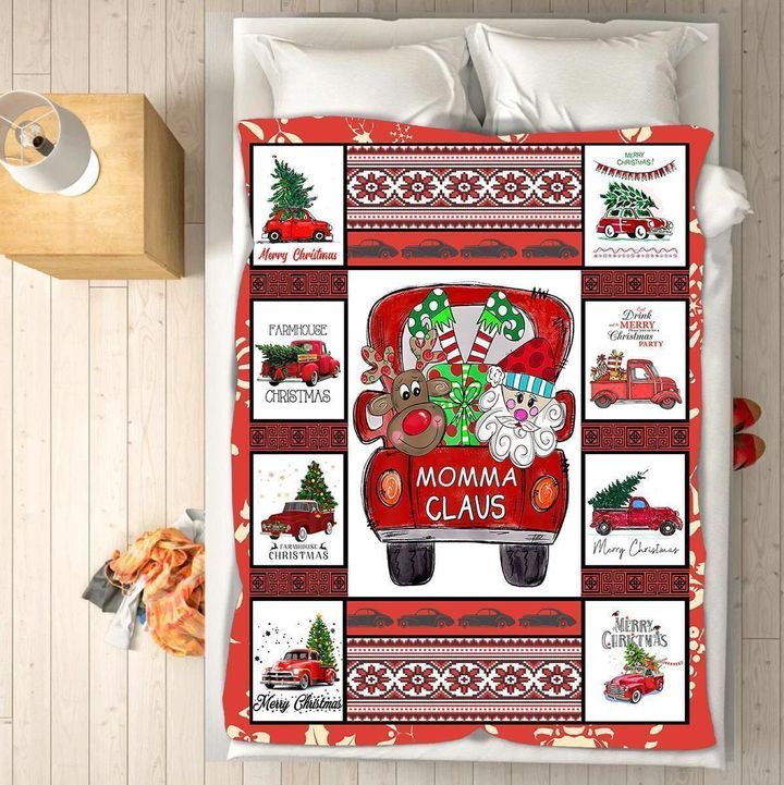 Best Gift For Momma Claus Christmas Design Sherpa Fleece Blanket