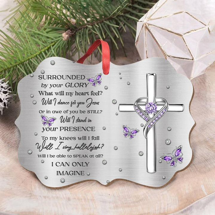Jewelry Butterly Faith Imagine Silver Background Ornament Nice Design