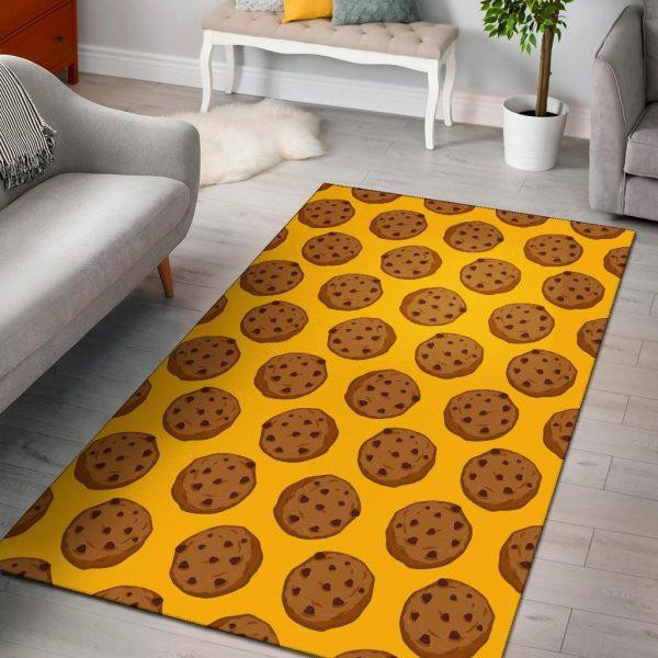 Cookie Print Pattern Home Decor Rectangle Area Rug
