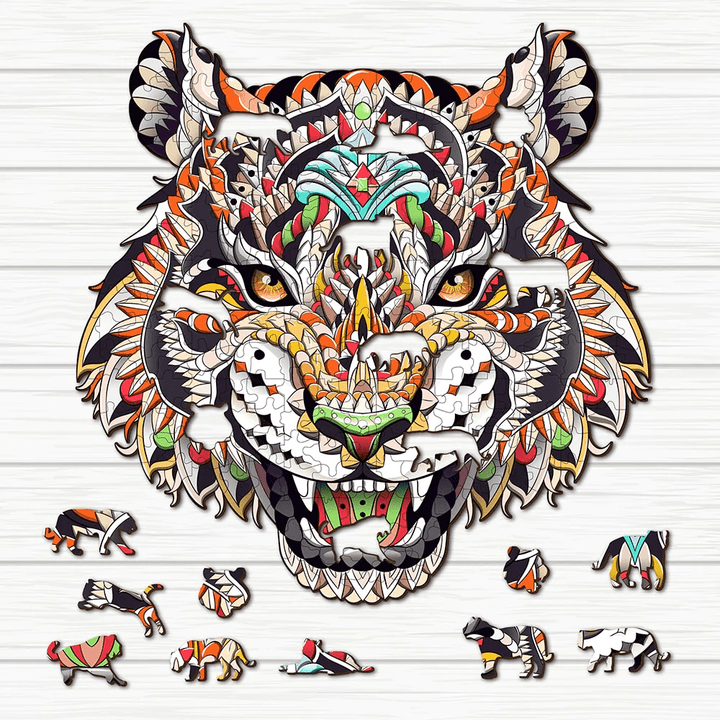 Tiger Premium Wooden Jigsaw Puzzle (Proudly made in USA)